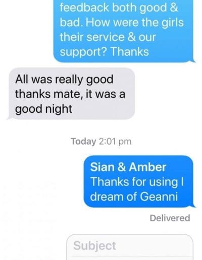 Justin, Bowral review of Sian & Amber