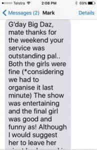 Mark's review of Amy & Latoya at Mollymook