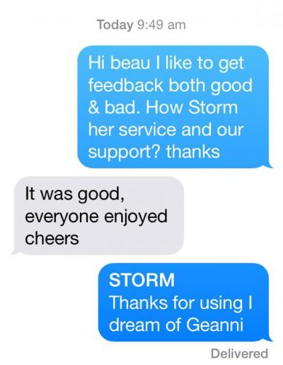 Beau's review of Storm in Mudgee