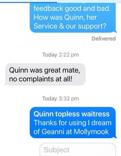 Ben's review of Quinn at Mollymook