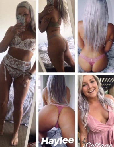 Haylee Nude & Topless Waitress Collage