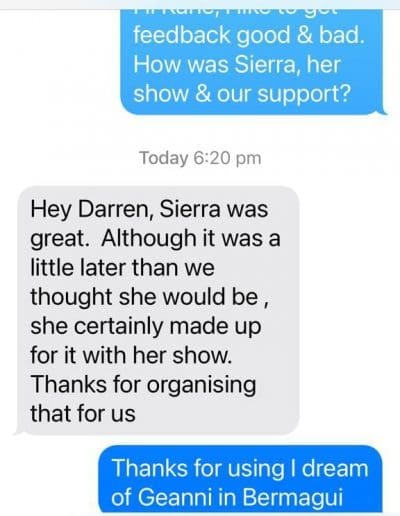 Kane's review of Sierra at Bermagui