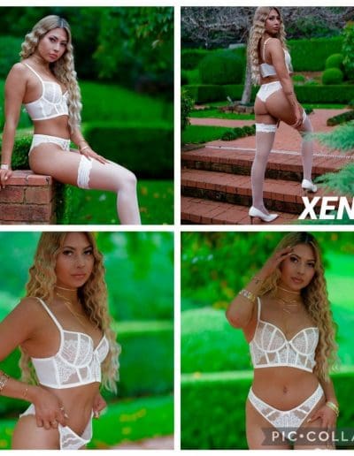 Xenia Nude & Topless Waitress Collage