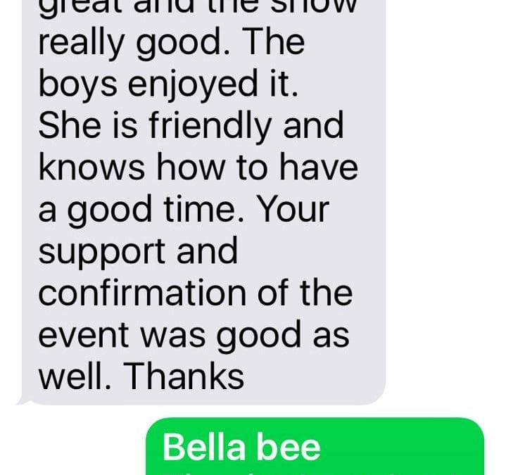 Rolan Bulahdelah review of Bella bee Roland's review of Bella Bee at Buladelah