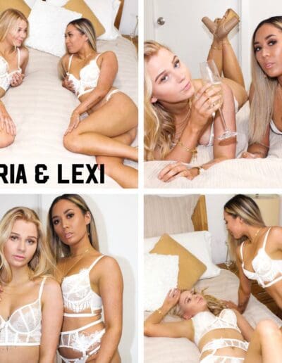 Zaria & Lexi Stripper & Topless Waitress (Collage)