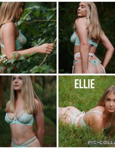 Read about Ellie Nude Topless Waitress Collage